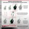Service Caster 10'' Heavy Duty Green Poly on Cast Iron Caster Set 2 Swivel Locks 2 Rigid, 4PK CRAN-SCC-KP92S1030-PUR-GB-BSL-2-R-2 - alternate 5